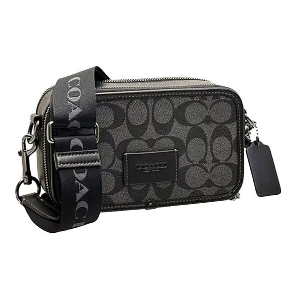 Coach Other - NWT COACH Men’s Crossbody Designer Belt Bag CM109 Charcoal/Black AUTHENTIC